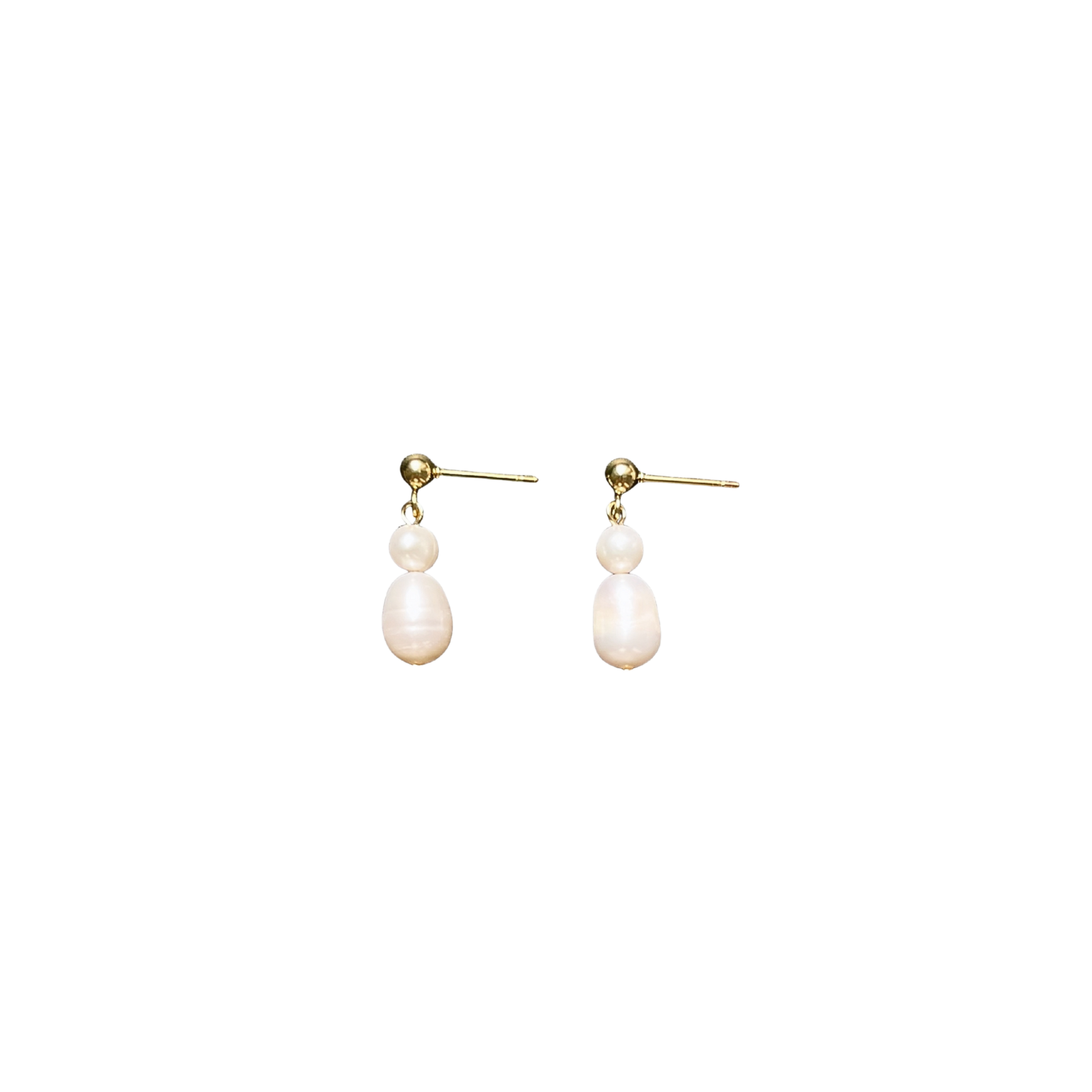 Drop Pearl Studs